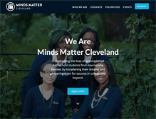 Tablet Screenshot of mindsmattercleveland.org